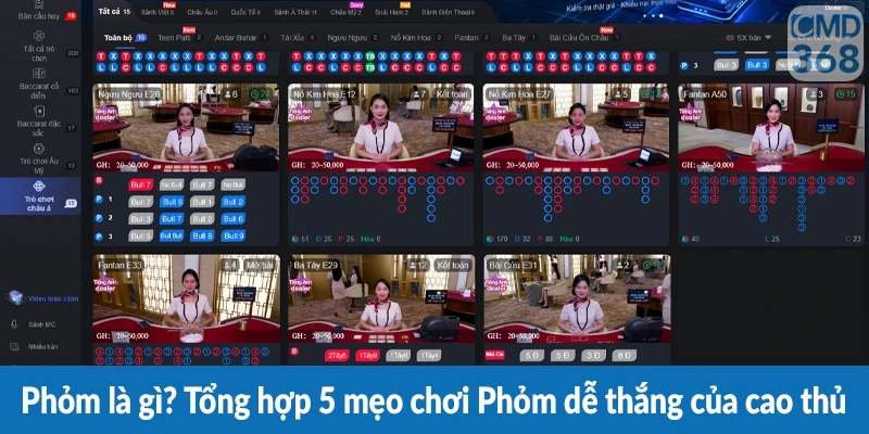 Phỏm là gì? Tổng hợp 5 mẹo chơi Phỏm dễ thắng của cao thủ