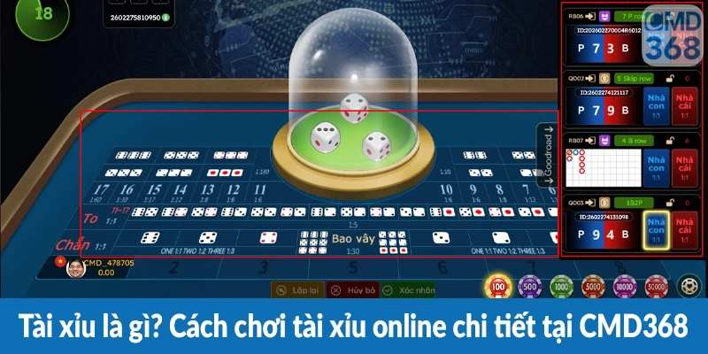Tài xỉu là gì? Cách chơi tài xỉu online chi tiết tại CMD368